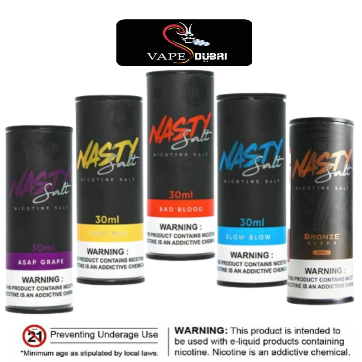 Nasty 30ml Salt Nicotine