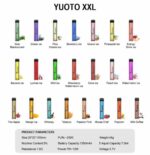 YUOTO XXL DISPOSABLE VAPE 2500 PUFFS DUBAI UAE