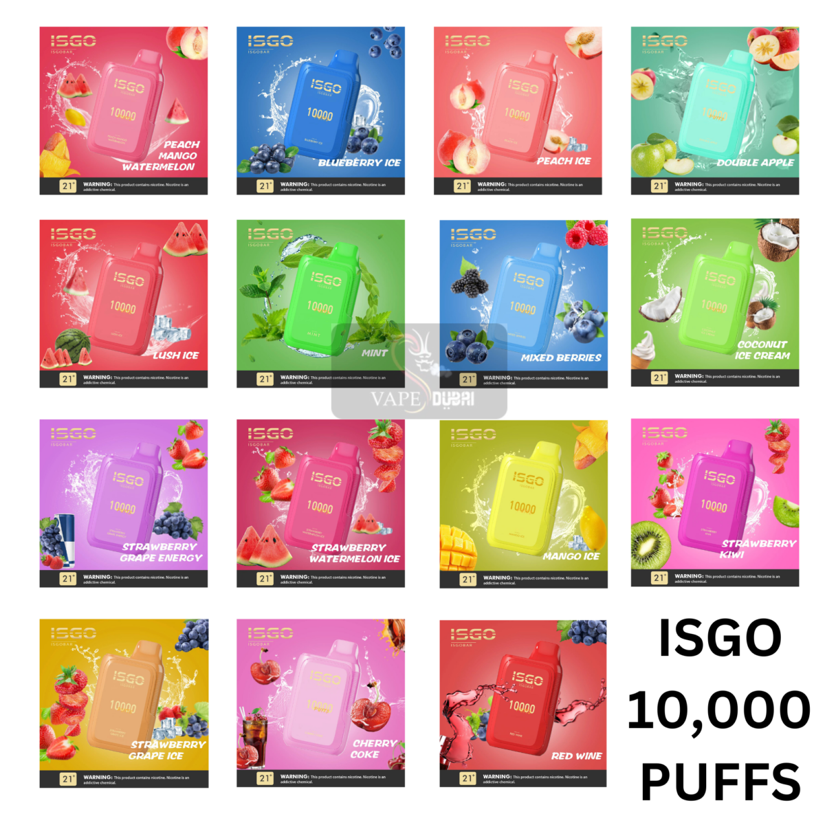 ISGO BAR 10000 Puffs DISPOSABLE VAPE