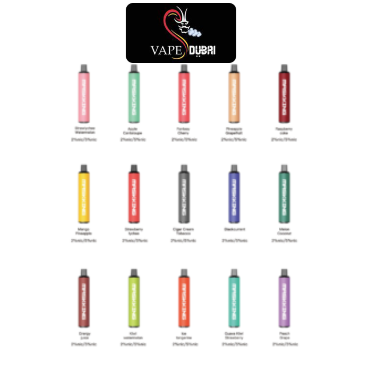 MASKKING HIGH GTS 2500 PUFFS DISPOSABLE VAPE