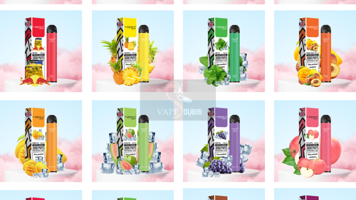Best Nerd Bar 3000 Puffs Disposable Vape in Dubai UAE