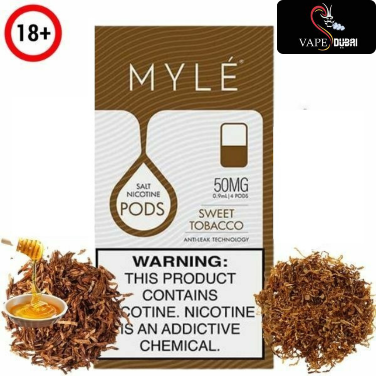 MYLÉ V4 Pods Sweet Tobacco Flavor 50mg in UAE