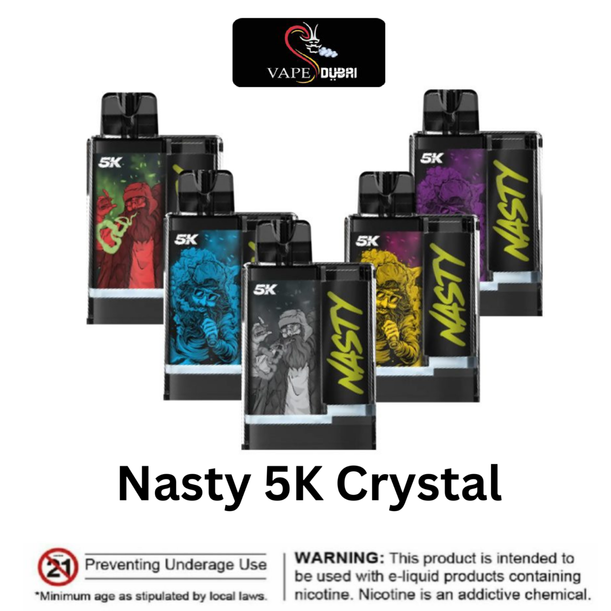 NASTY 5K CRYSTAL DISPOSABLE 5000 VAPE