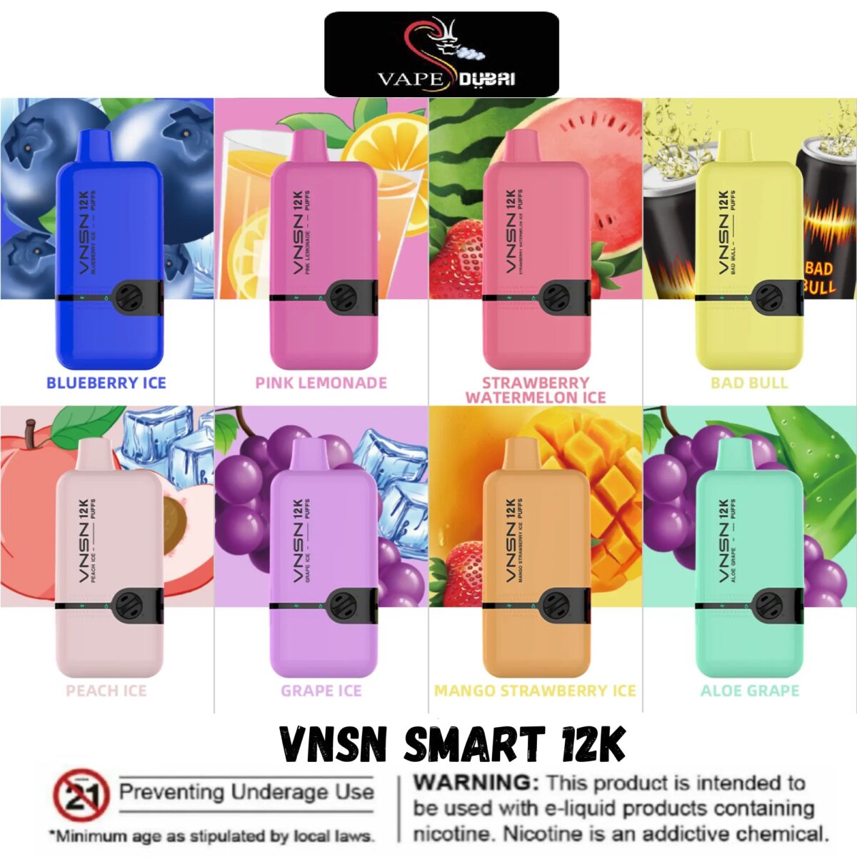 VNSN Smart 12000 Vape Deposable Puffs