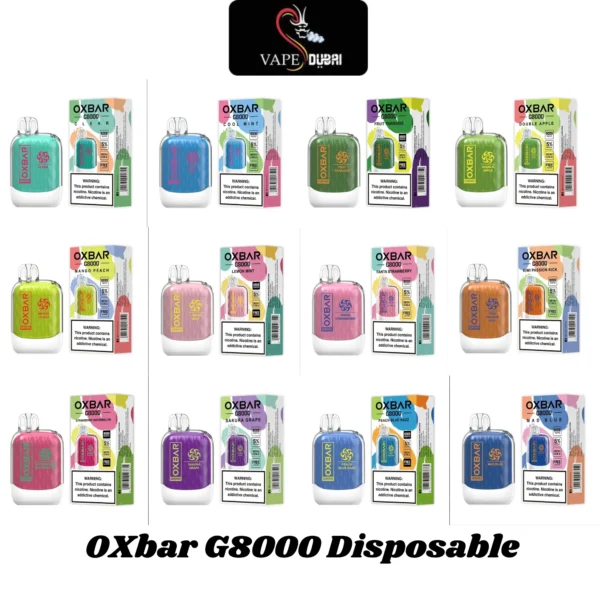 OXBAR G8000 Puffs Disposable Vape in Dubai