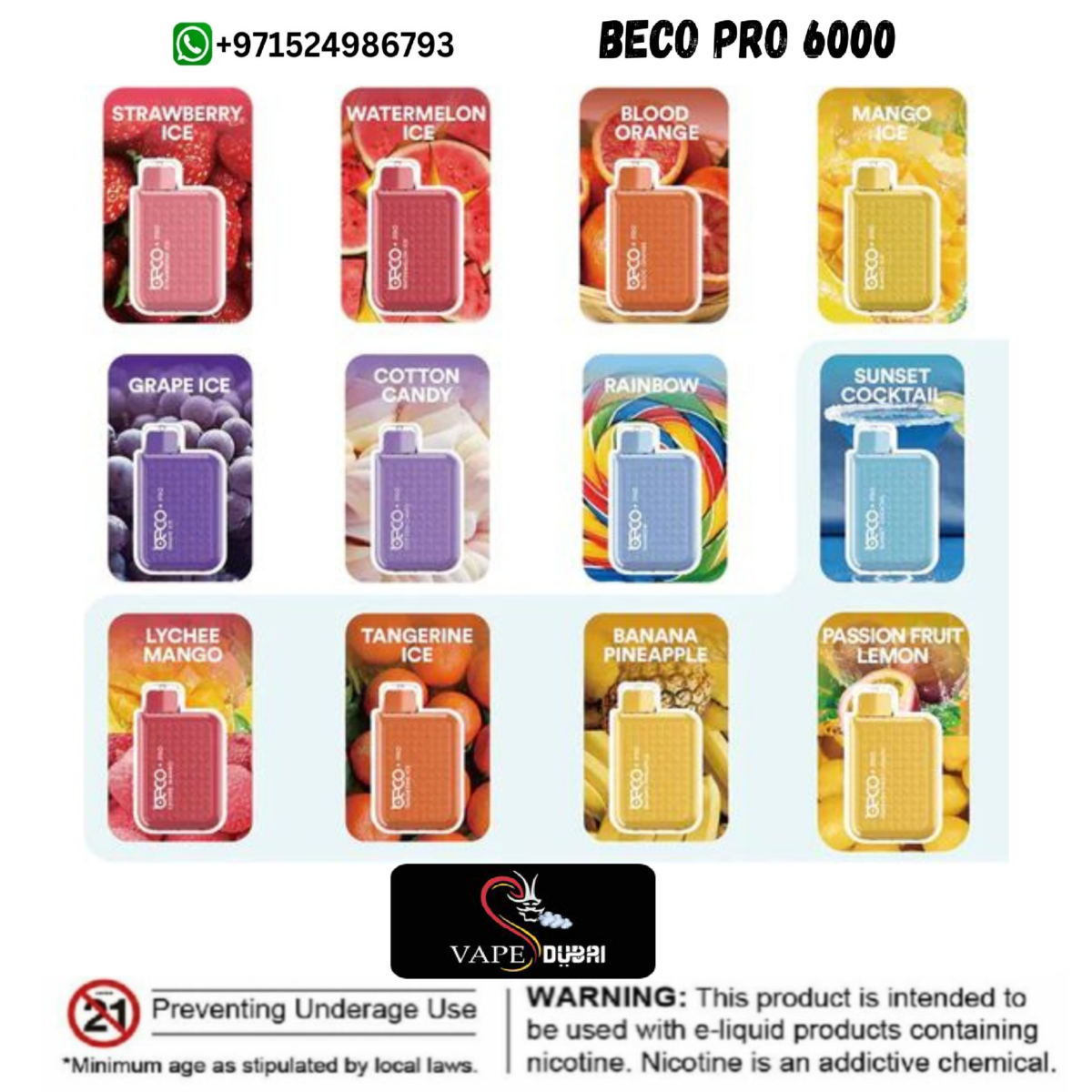 BECO Pro Disposable Vape 6000 Puffs