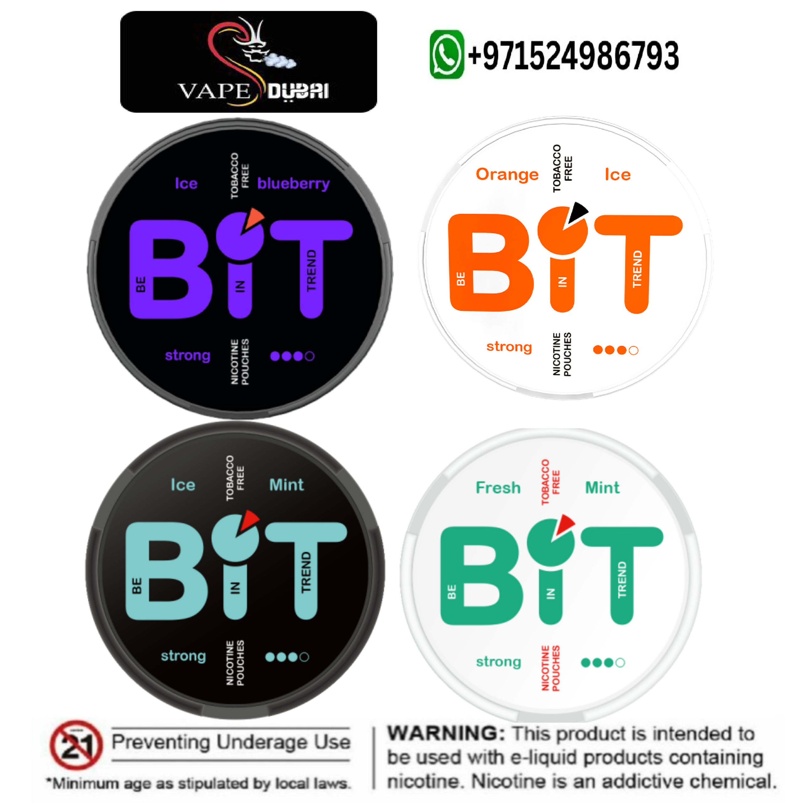 Bit Nicotine Pouches (13mg) in Dubai Bit Nicotine Pouches (13mg) in Dubai