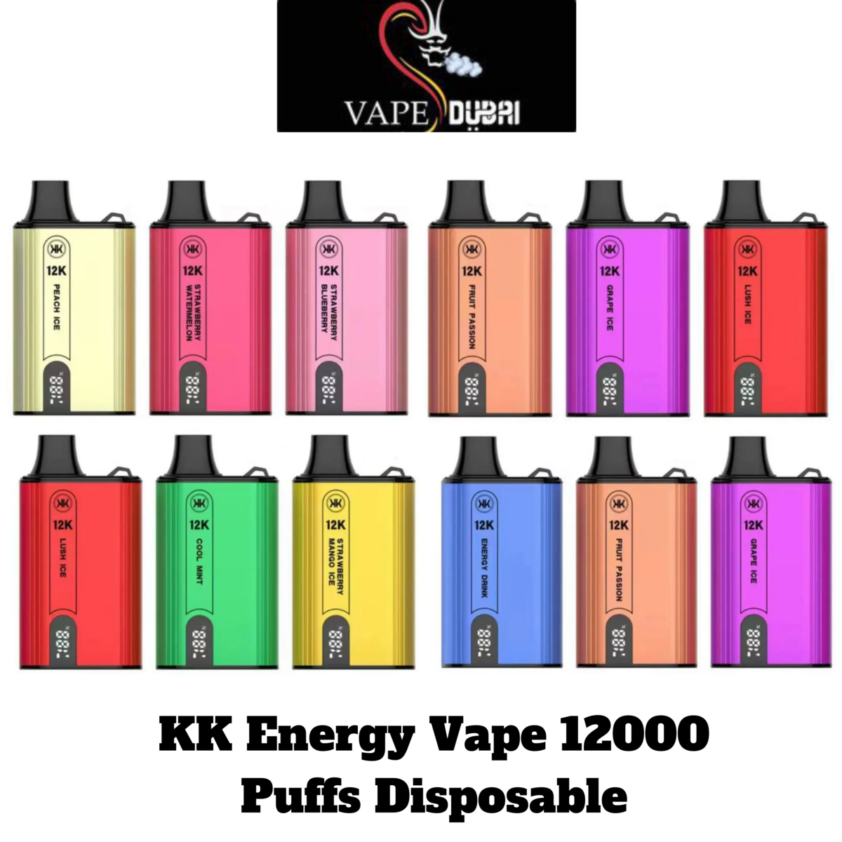 KK Energy Vape 12000 Puffs Disposable