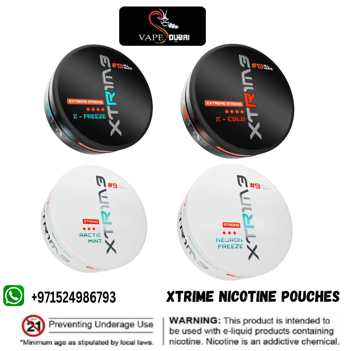 New Xtrime Nicotine Pouches