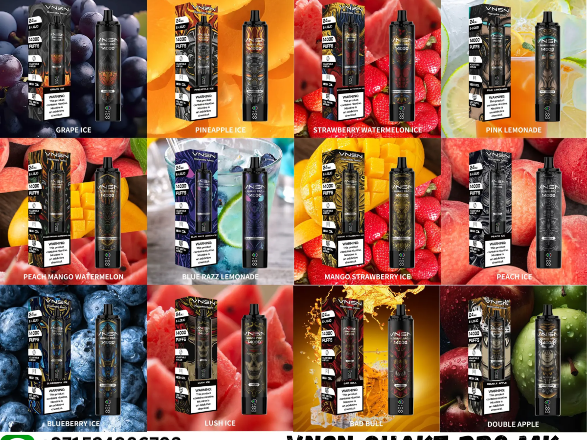 vnsn vape 14000 puffs Best VNSN Quake Pro Disposable Vape 14000 Puffs