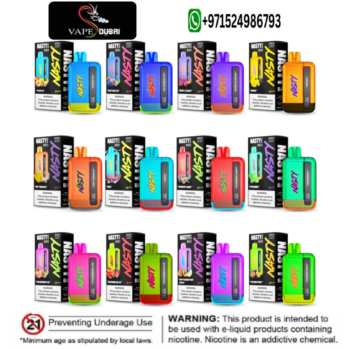 Nasty Bar Disposable Vape 8500 Puffs