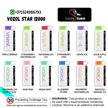 Vozol Star 12000 Puffs Disposable Vape in Dubai UAE