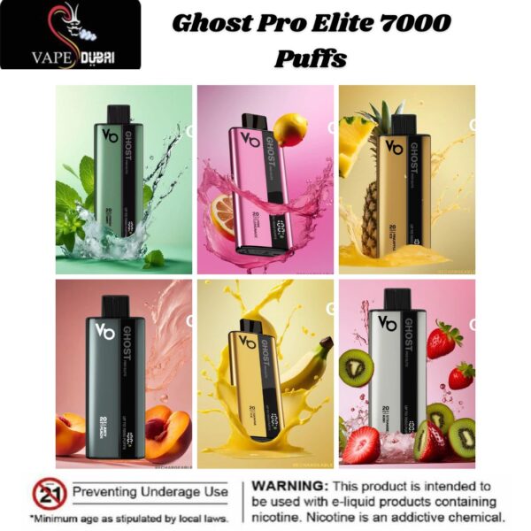 Ghost Pro Elite Disposable Vape 7000 Puffs By Vapes Bars