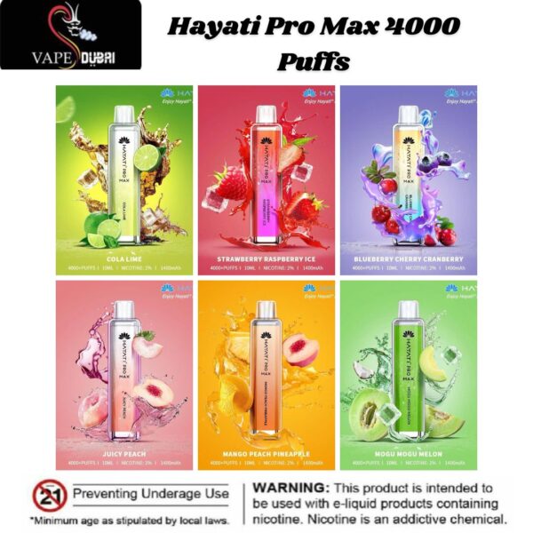 Hayati Crystal Pro Max 4000 Disposable Vape