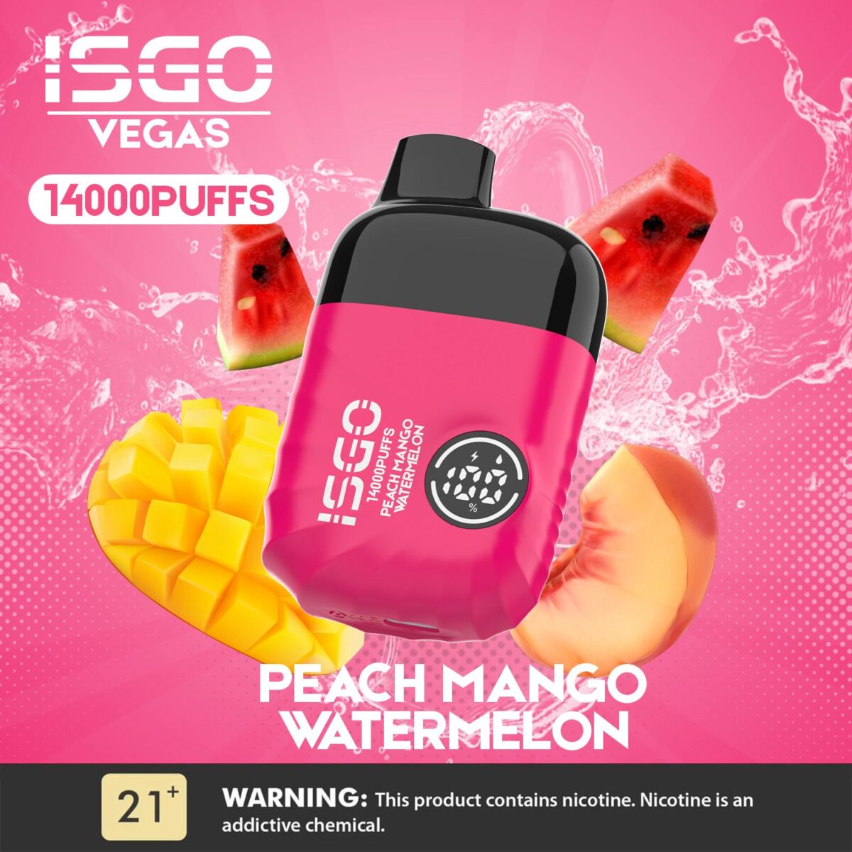 ISGO VEGAS 14000 Puffs Disposable Vape In Dubai