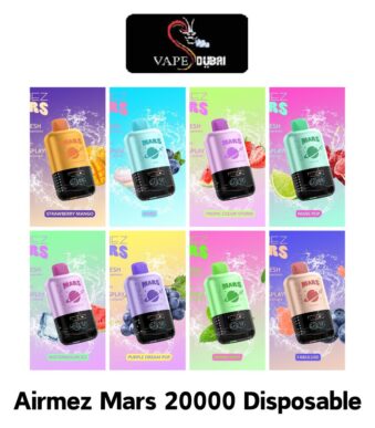 Brand: Airmez Model: Mars 20000 Prefilled Capacity: Tbd Battery Capacity: 800mah Rechargeable (USB Type-c) Max Puffs: 20000 (Normal Mode) | 10000 (Mars Mode) Nicotine Strength: 5% (50mg)