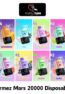 Brand: Airmez Model: Mars 20000 Prefilled Capacity: Tbd Battery Capacity: 800mah Rechargeable (USB Type-c) Max Puffs: 20000 (Normal Mode) | 10000 (Mars Mode) Nicotine Strength: 5% (50mg)