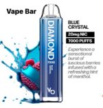 Vapes Bars Diamond 7000 Puffs Disposable Vape