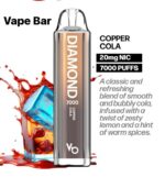 Vapes Bars Diamond 7000 Puffs Disposable Vape