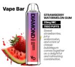 Vapes Bars Diamond 7000 Puffs Disposable Vape