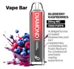 Vapes Bars Diamond 7000 Puffs Disposable Vape