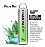 Vapes Bars Diamond 7000 Puffs Disposable Vape