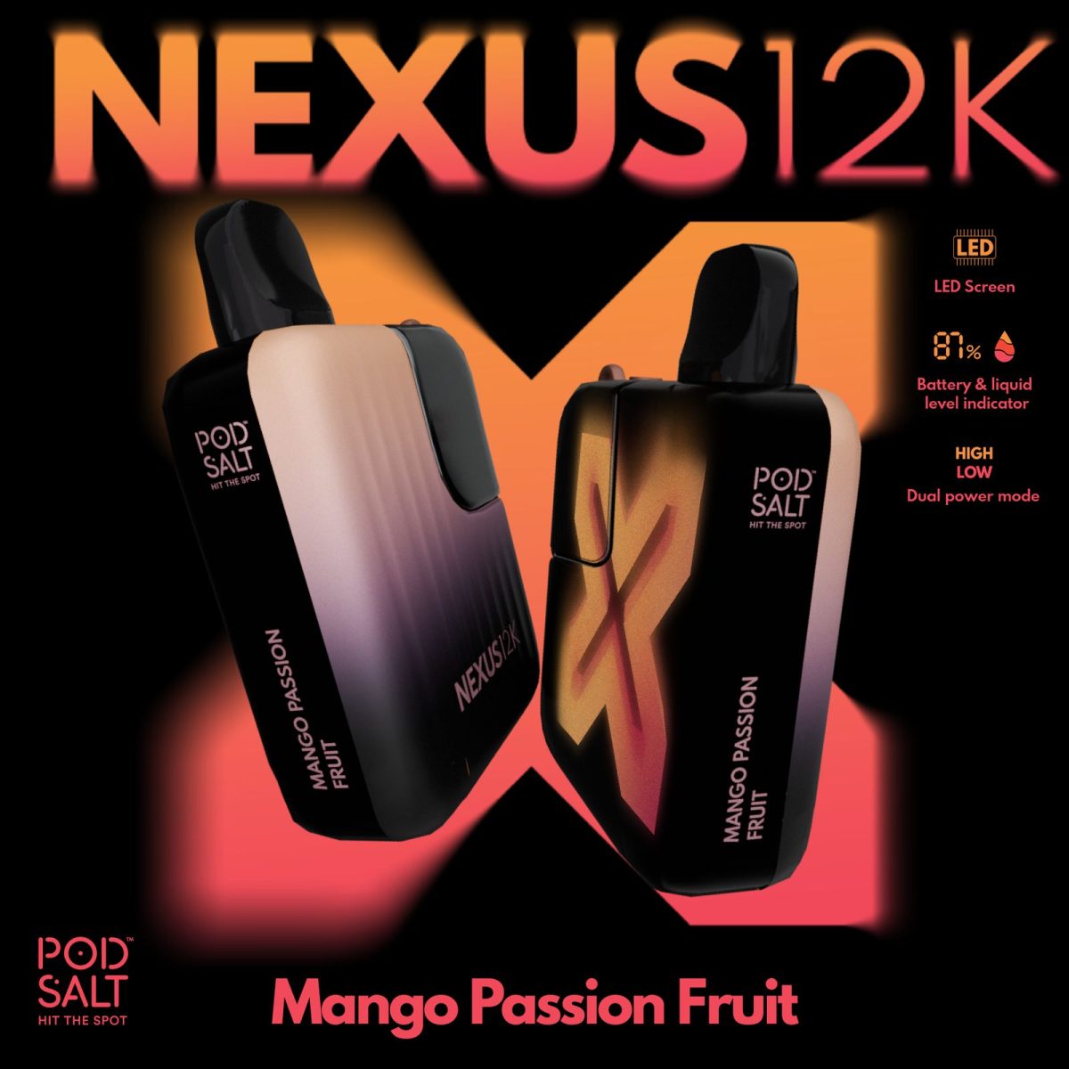 Pod Salt Nexus Disposable Vape 12000 Puffs