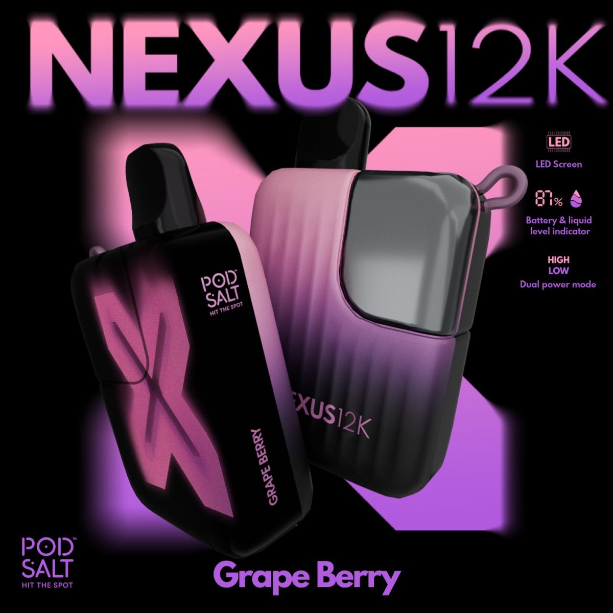 Pod Salt Nexus Disposable Vape 12000 Puffs