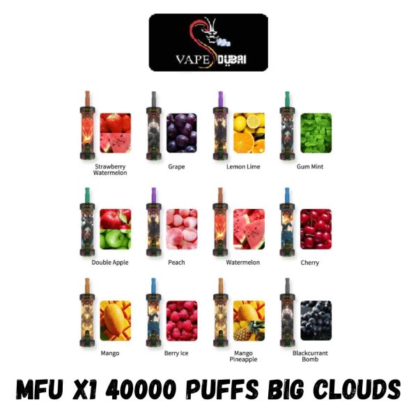 MFU Shisha X1 40000 Puffs Disposable Vape