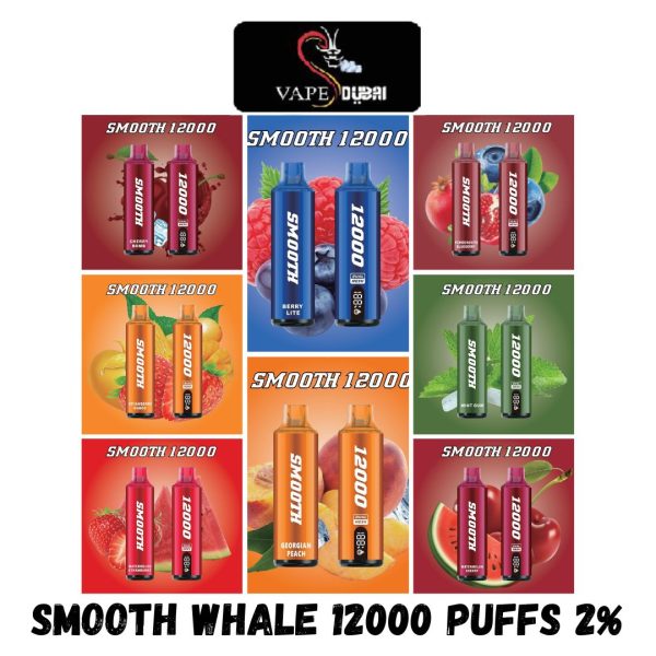 Smooth Whale 12000 Disposable Vape 2% Nicotine