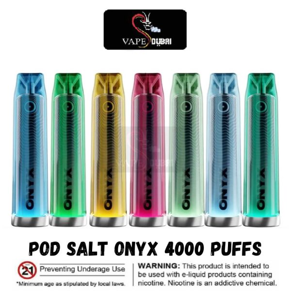 Pod Salt Onyx 4000 Puffs Disposable Vape In Dubai