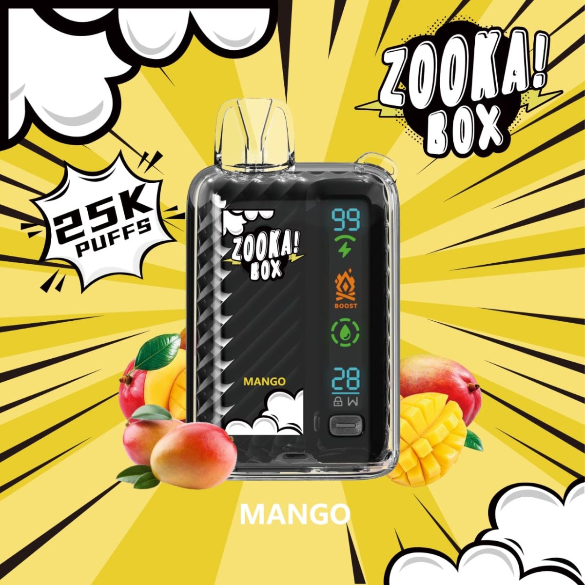 Zooka Box 25000 Puffs Disposable Vape In Dubai