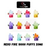 Nerd Fire 10000 Puffs 20mg Disposable Vape In Dubai