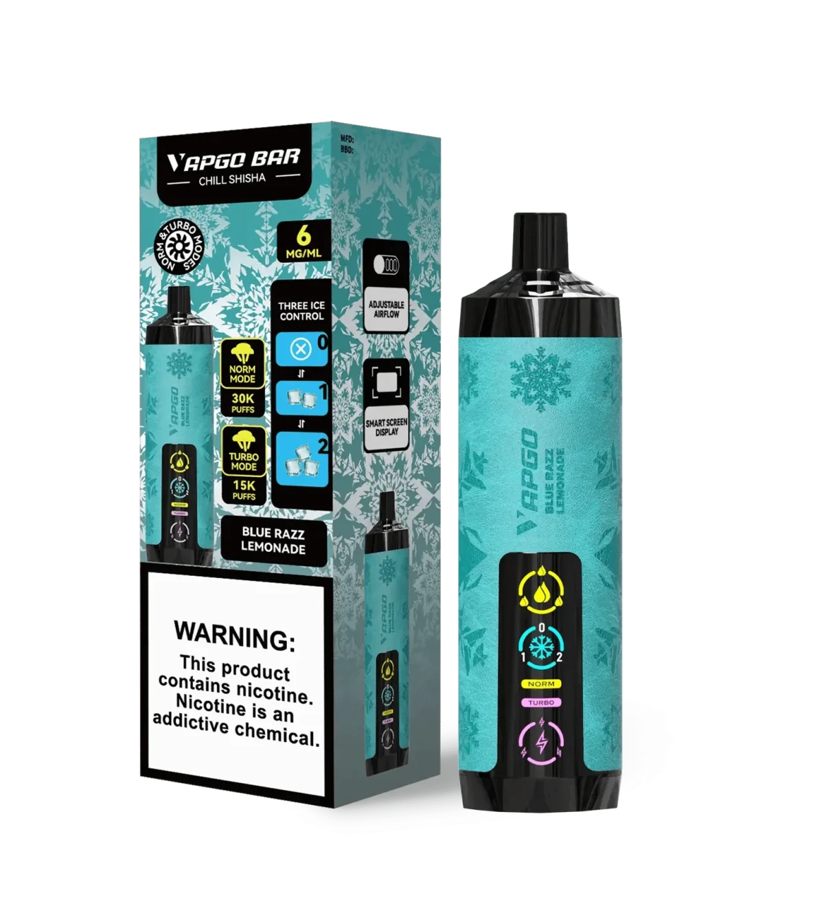 Vapgo Bar 30000 Puffs Chill Shisha Disposable Vape in Dubai