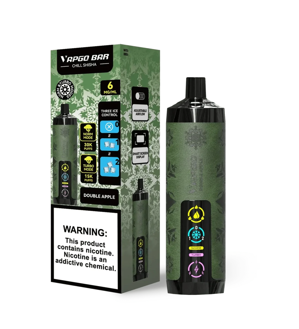 Vapgo Bar 30000 Puffs Chill Shisha Disposable Vape in Dubai