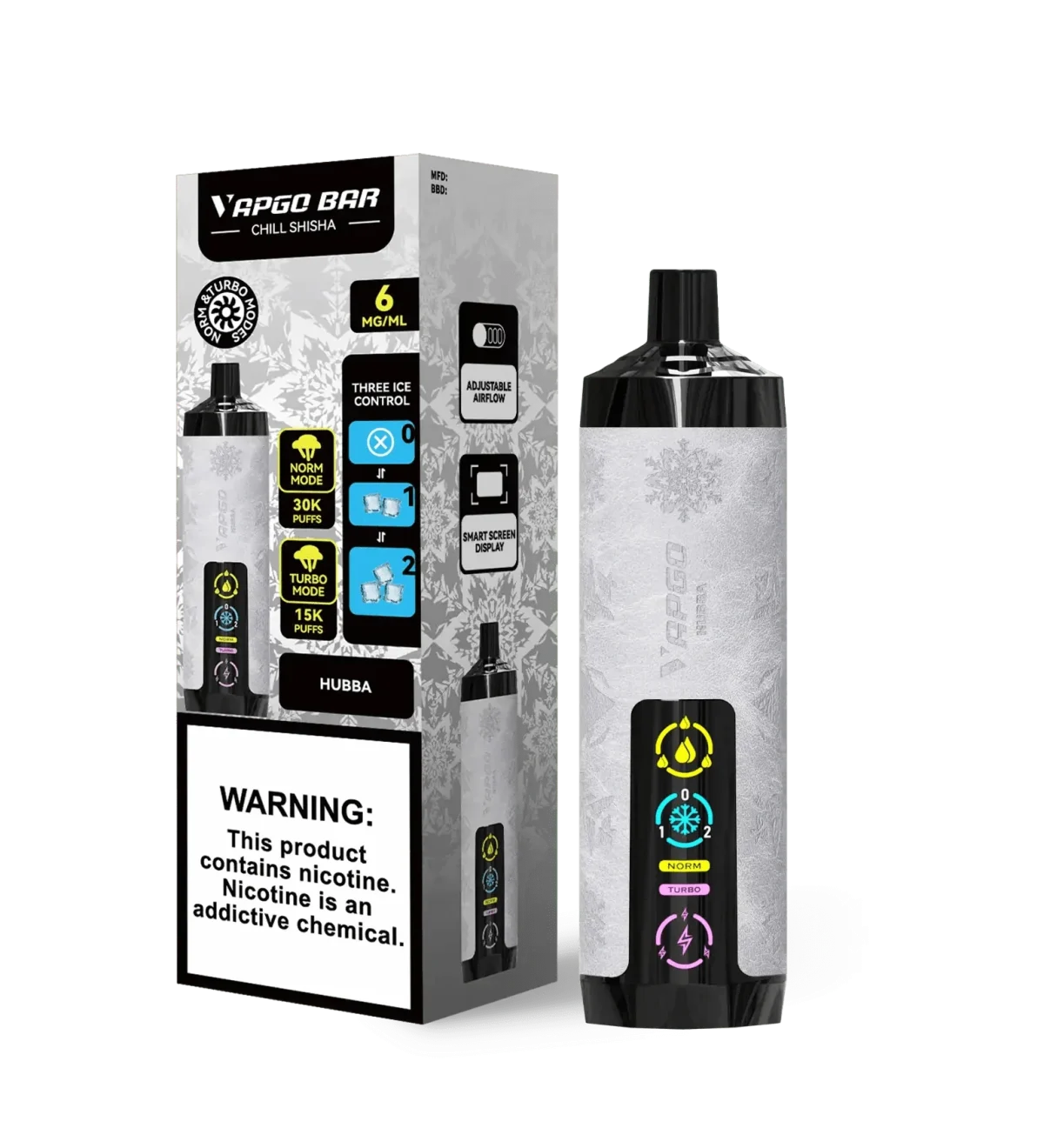 Vapgo Bar 30000 Puffs Chill Shisha Disposable Vape in Dubai