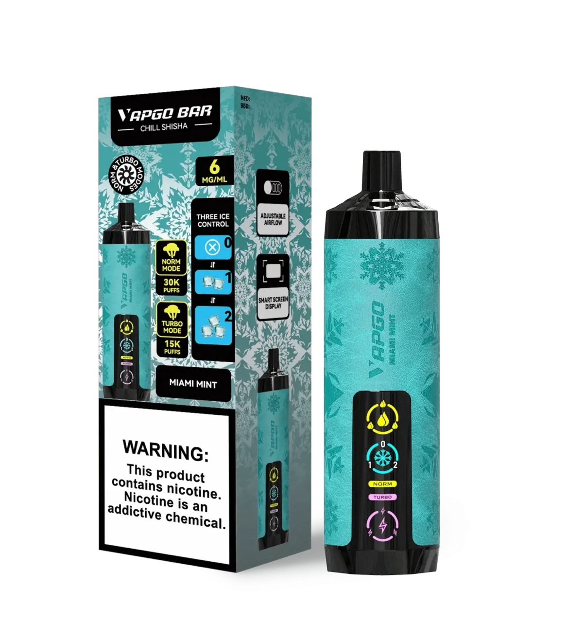 Vapgo Bar 30000 Puffs Chill Shisha Disposable Vape in Dubai