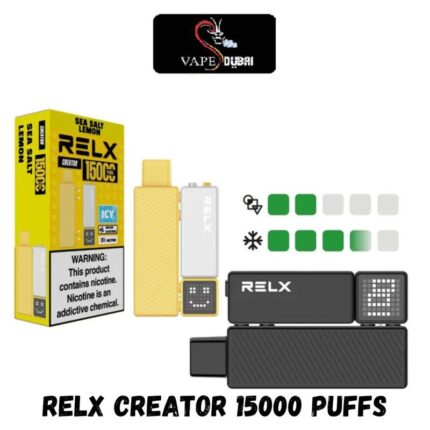 Relx Creator 15000 Puffs Disposable Kit In Dubai
