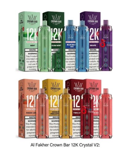 Al Fakher Crystal V2 12K Disposable Vape in Dubai UAE